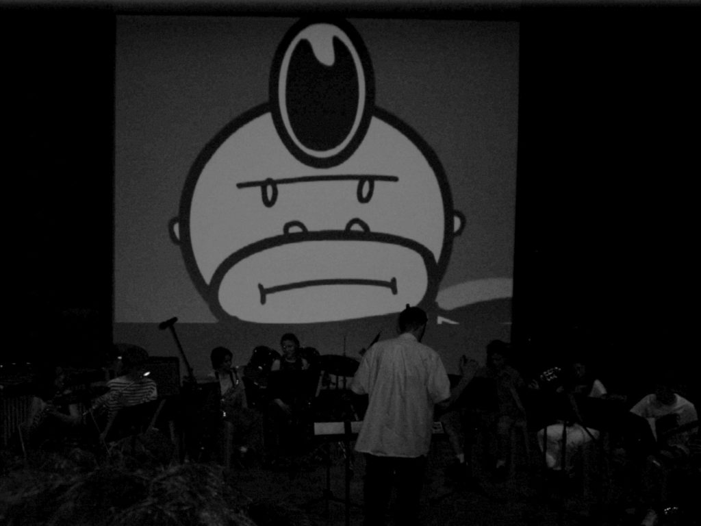 Projection et concert devant public Projection et concert devant public