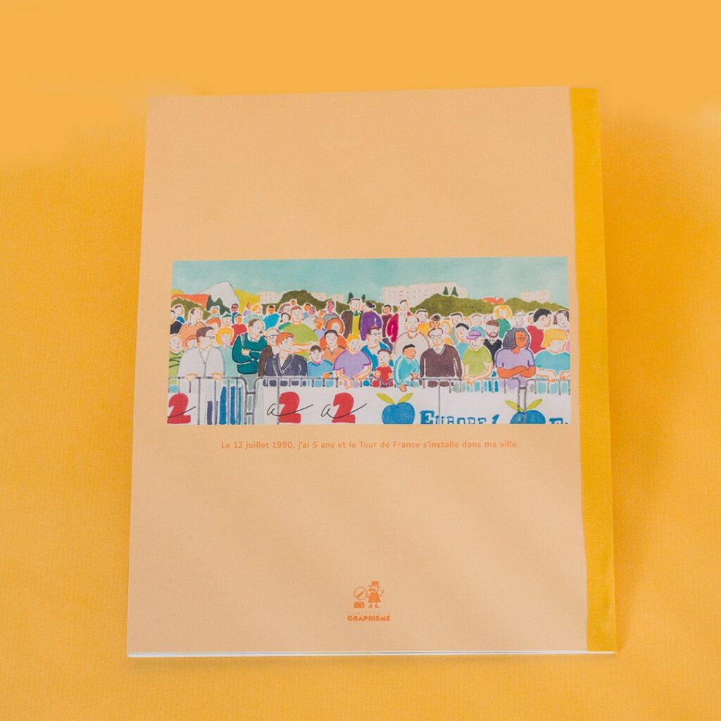 Couverture Dos BD « Tour de France » – B.Boukagne