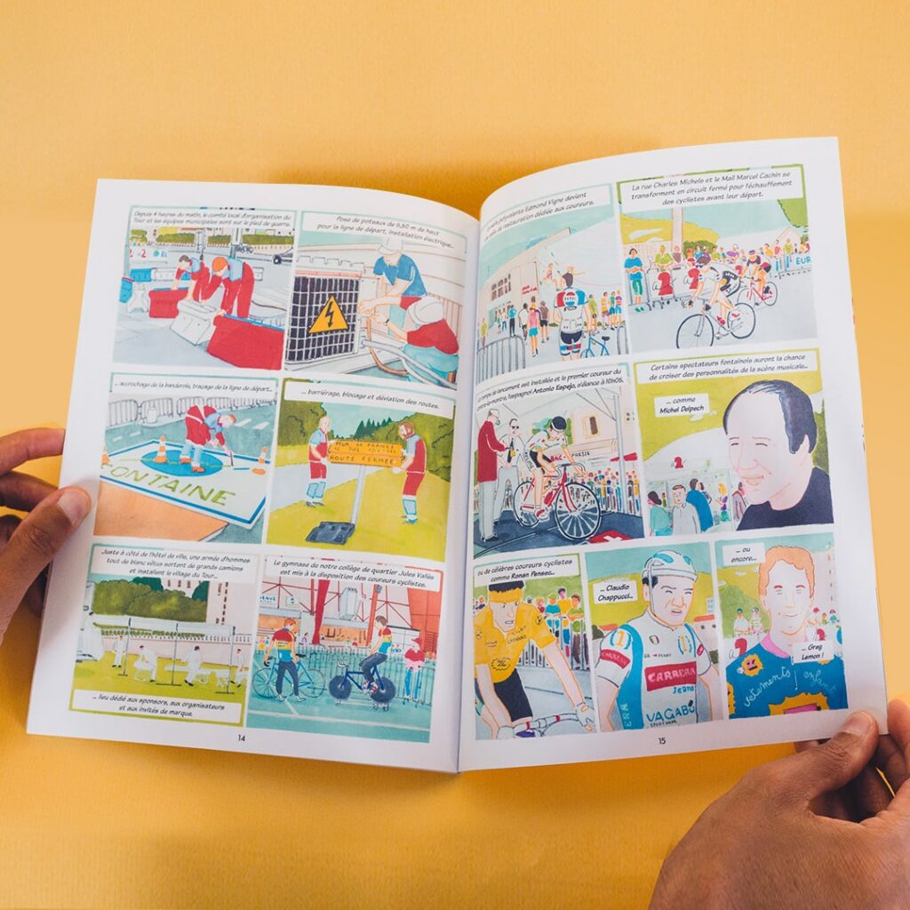Intérieur BD « Tour de France » – B.Boukagne