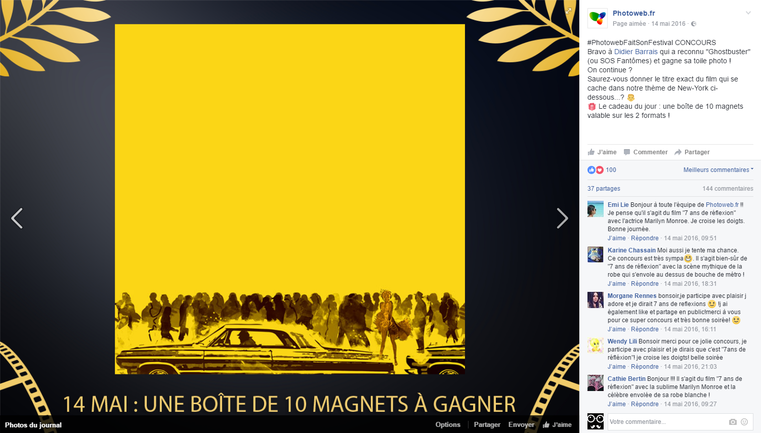 7 ans de réflexion - Marilyn Monroe