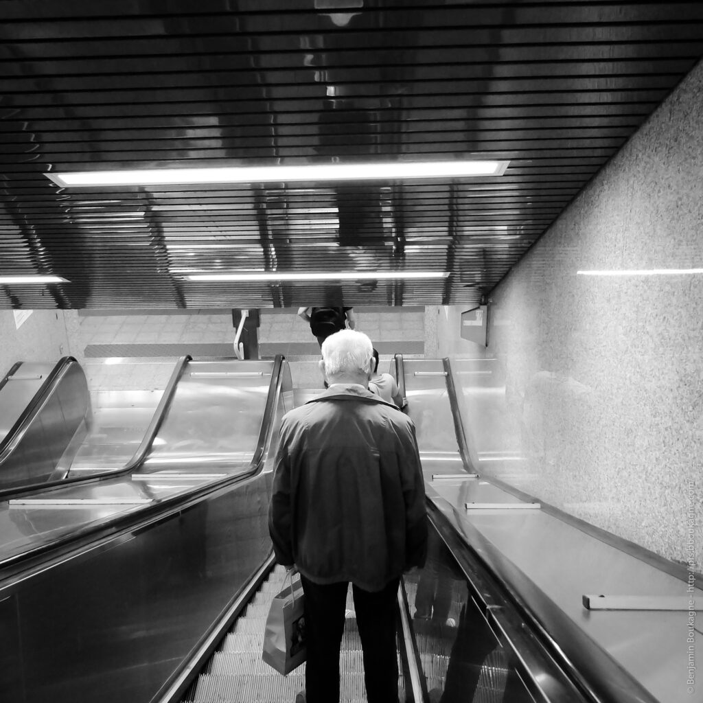 Scala mobile – Italia Bianca Nera – ©B.Boukagne